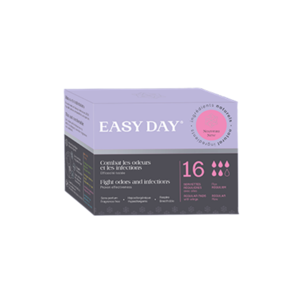 EasyDay Ultra Thin Regular Sanitary Pads with Super Wings